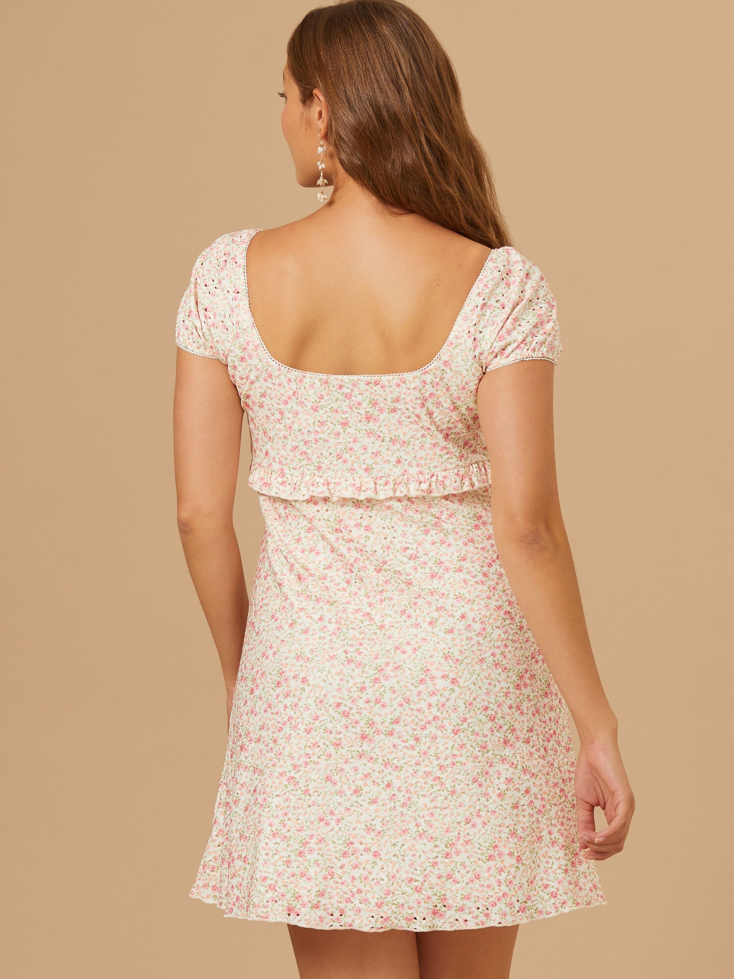 Emery Eyelet Floral Mama Dress