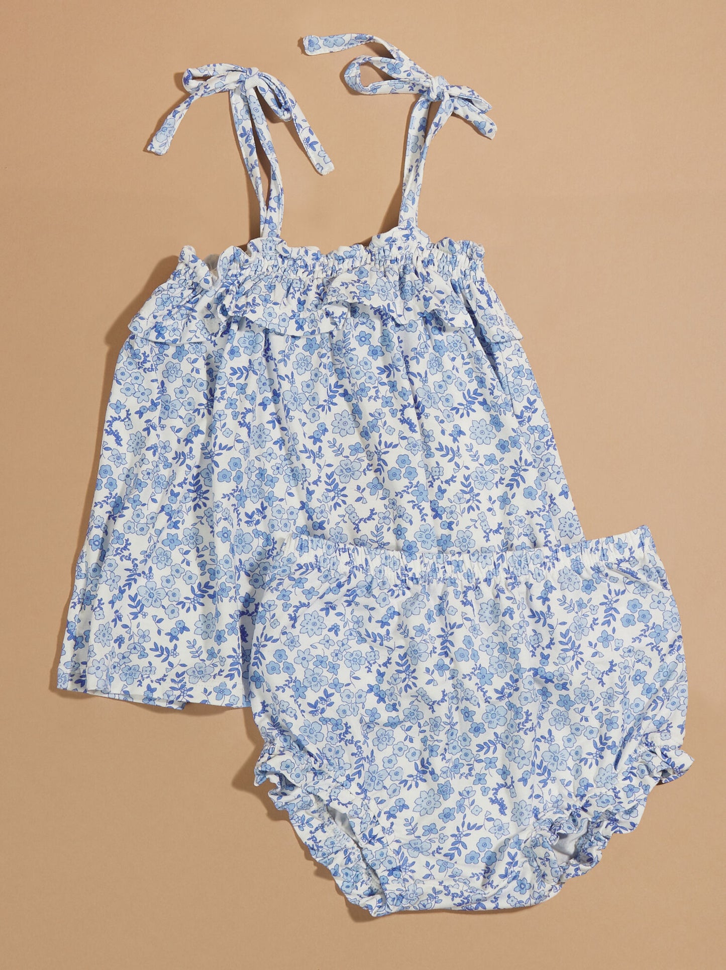 Dawn Floral Tank And Bloomer Set
