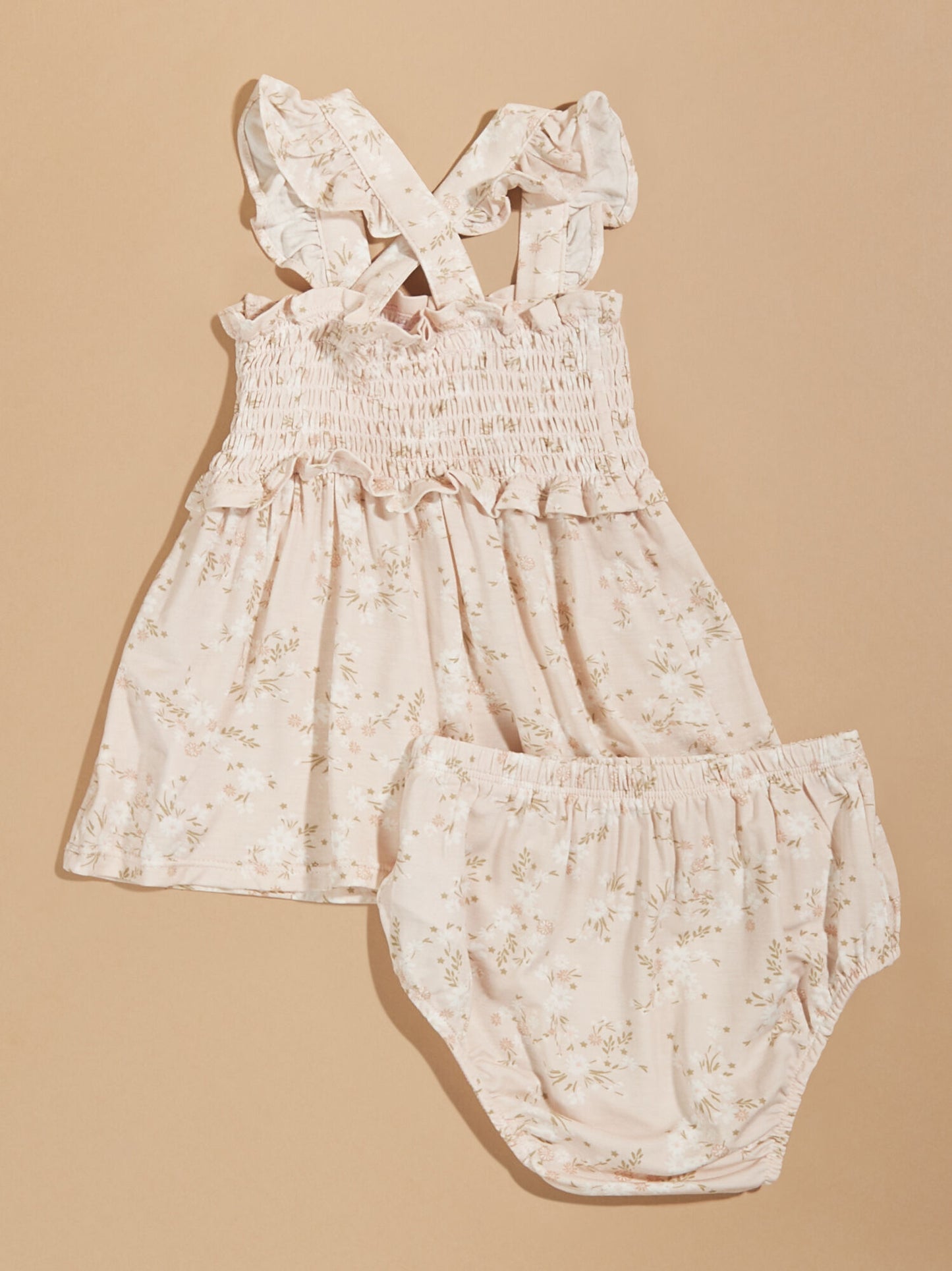 Sweet Magnolia Smocked Tank And Bloomer Set