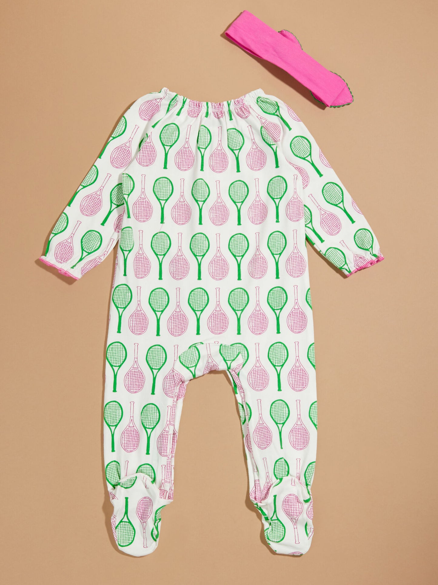 Lylah Tennis Footie And Headband Set By MudPie