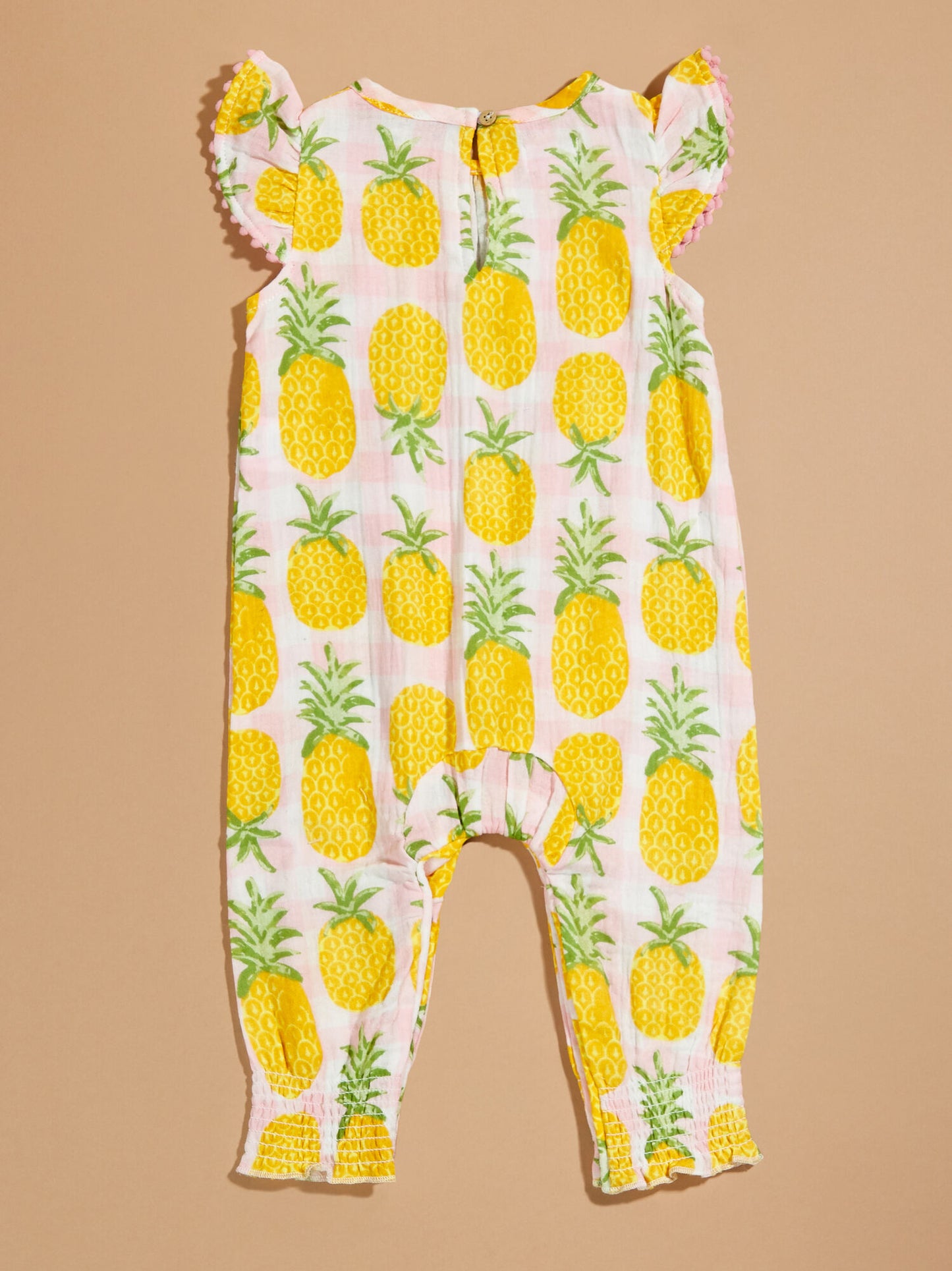 McKenzie Pineapple Jumpsuit By MudPie