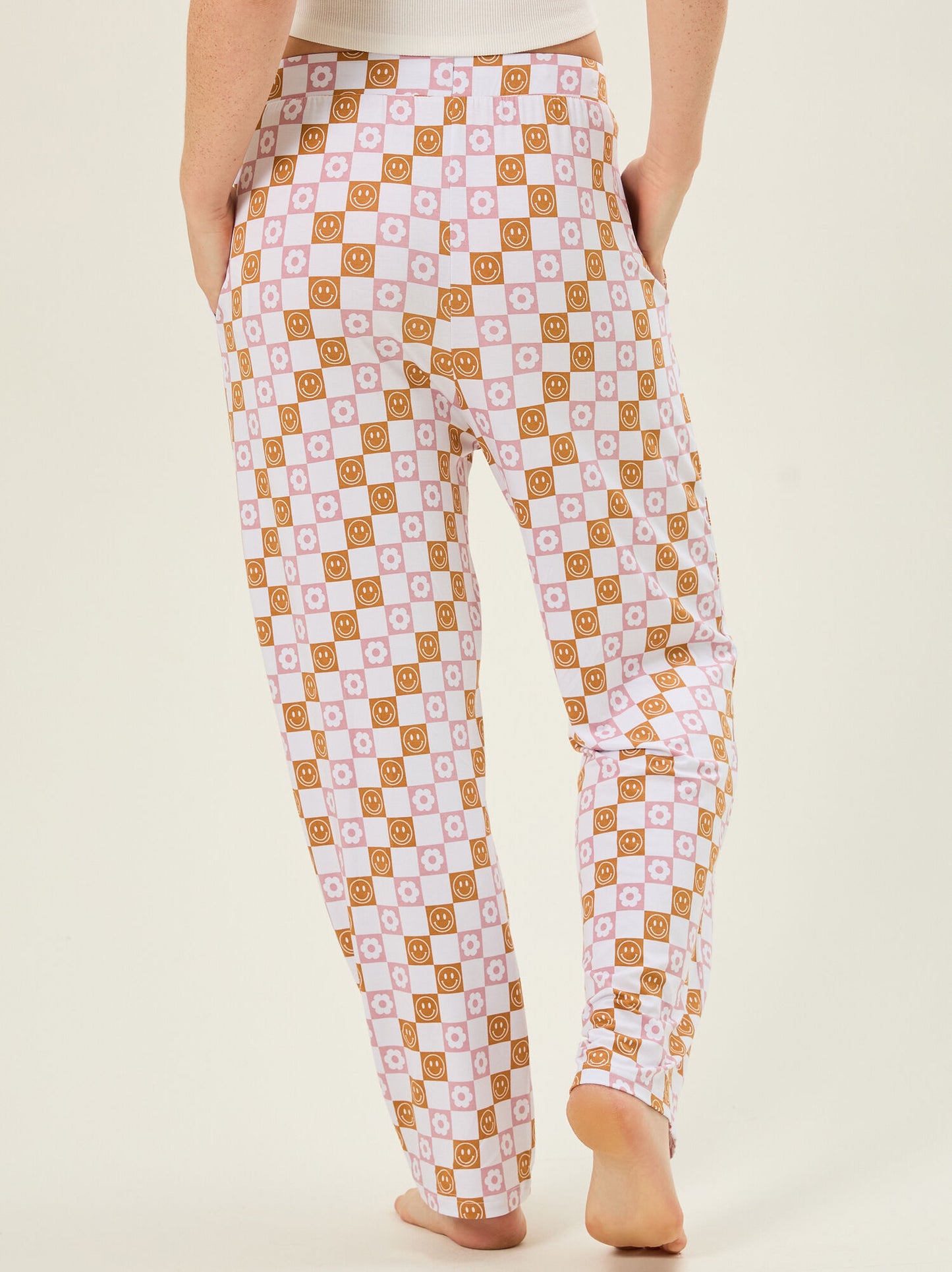 Retro Smiley Mama Pants