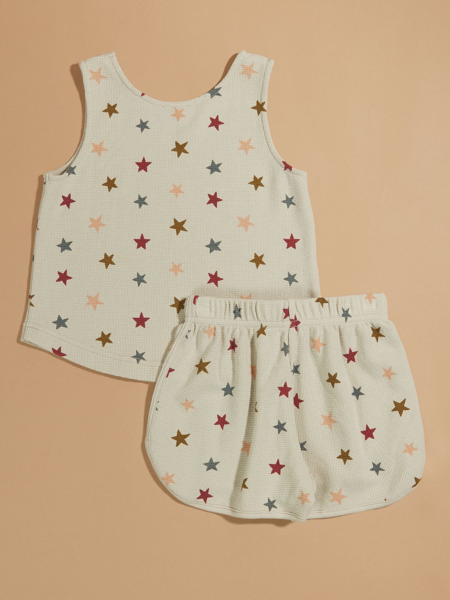 Kaycee Ribbed Stars Tank And Short Set By Rylee + Crew