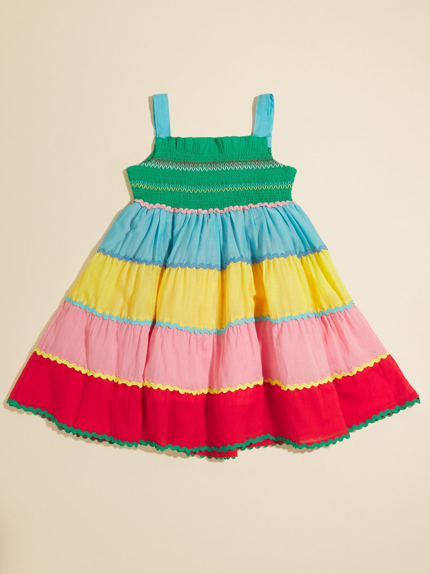 Ashley Smocked Tiered Dress