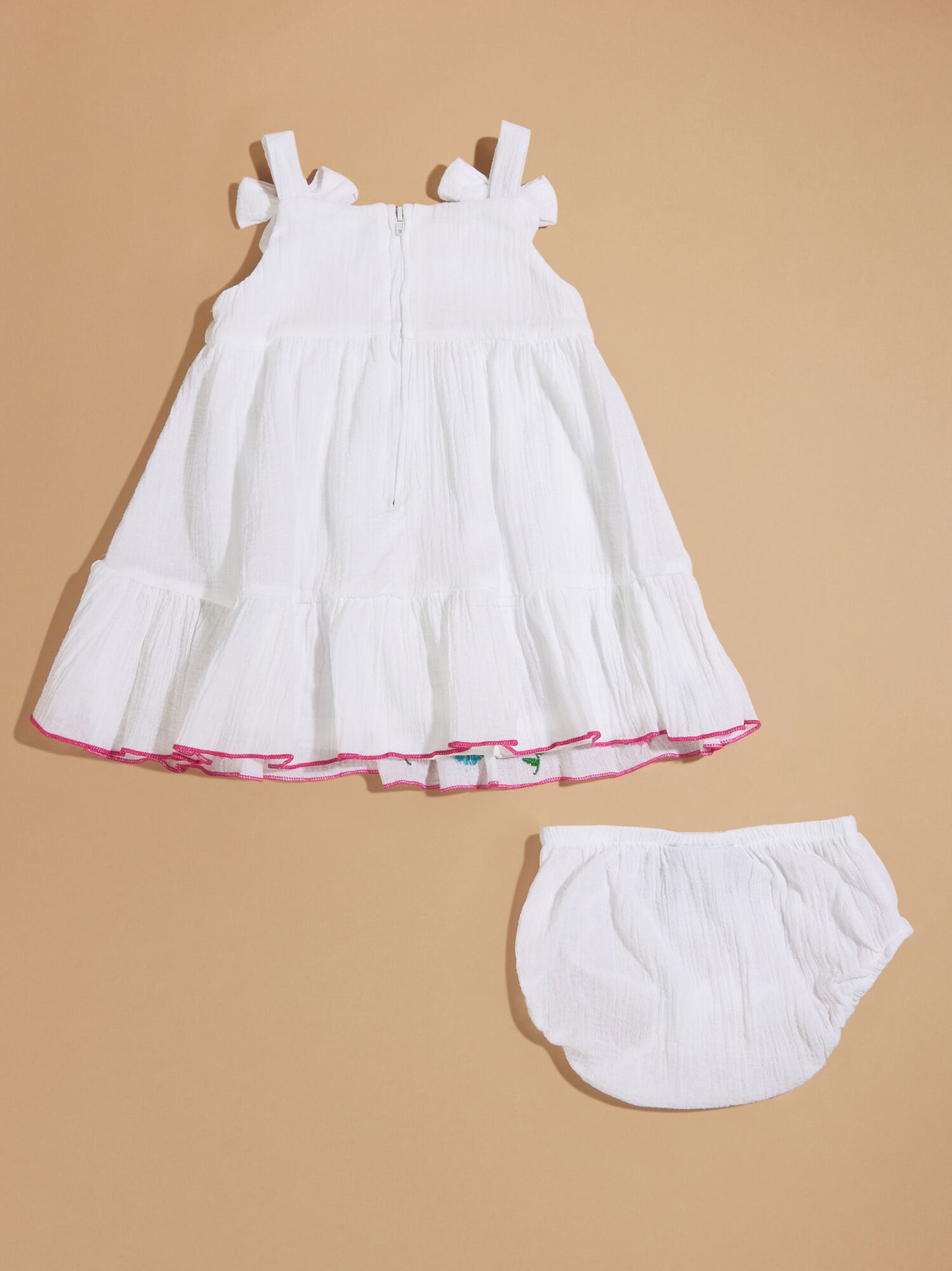 Laurie Flower Dress And Bloomer Set