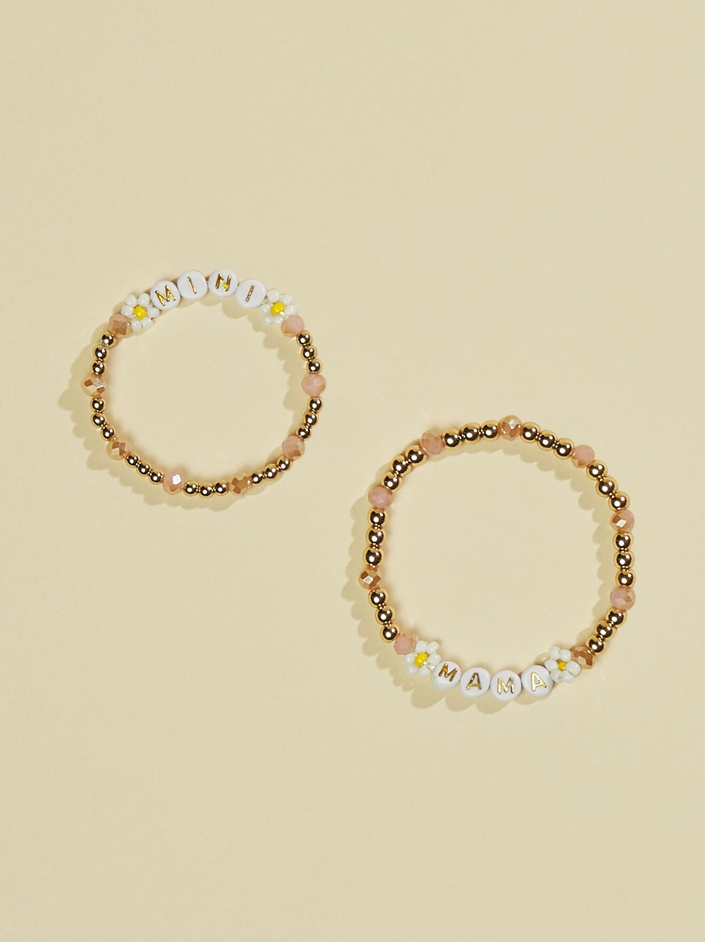  Mama & Mini Flower Bracelet Set