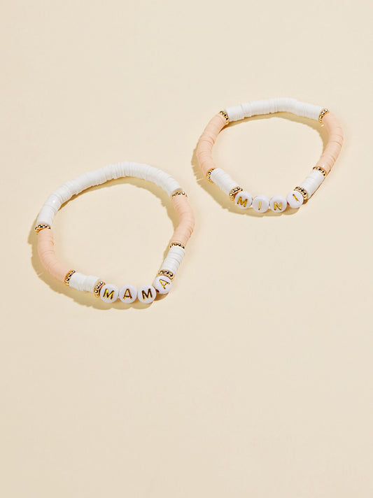  Mama & Mini Beaded Bracelet Set