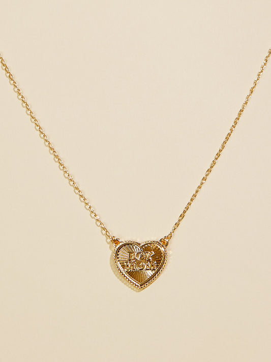  Boy Mom Heart Necklace