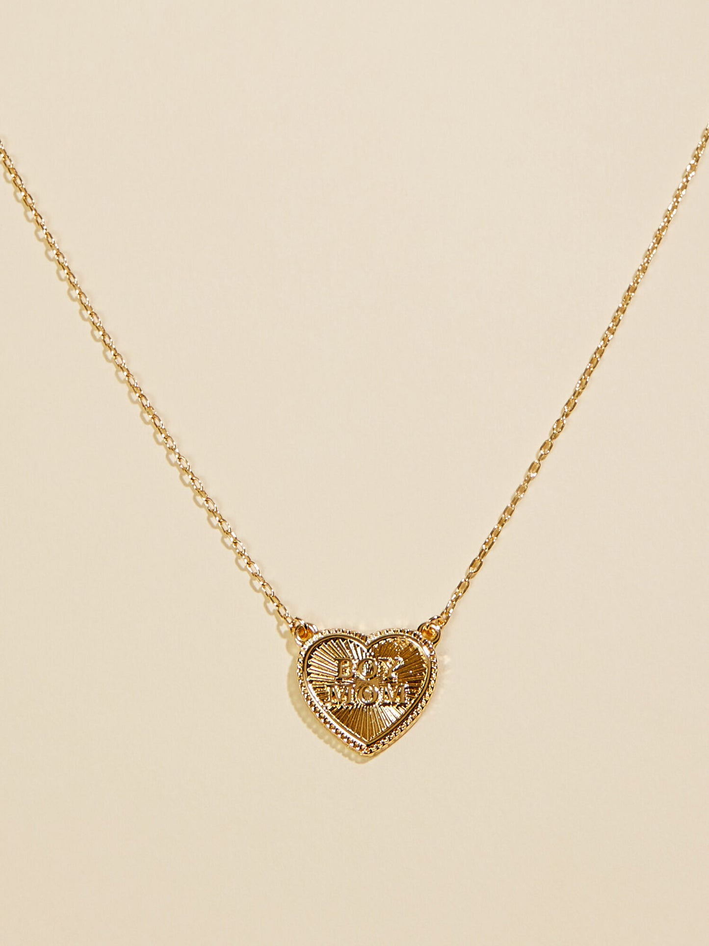  Boy Mom Heart Necklace