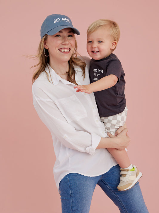  Boy Mom Baseball Hat