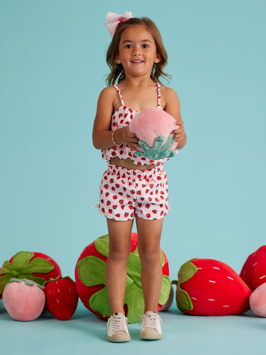  Strawberry Bow Shorts