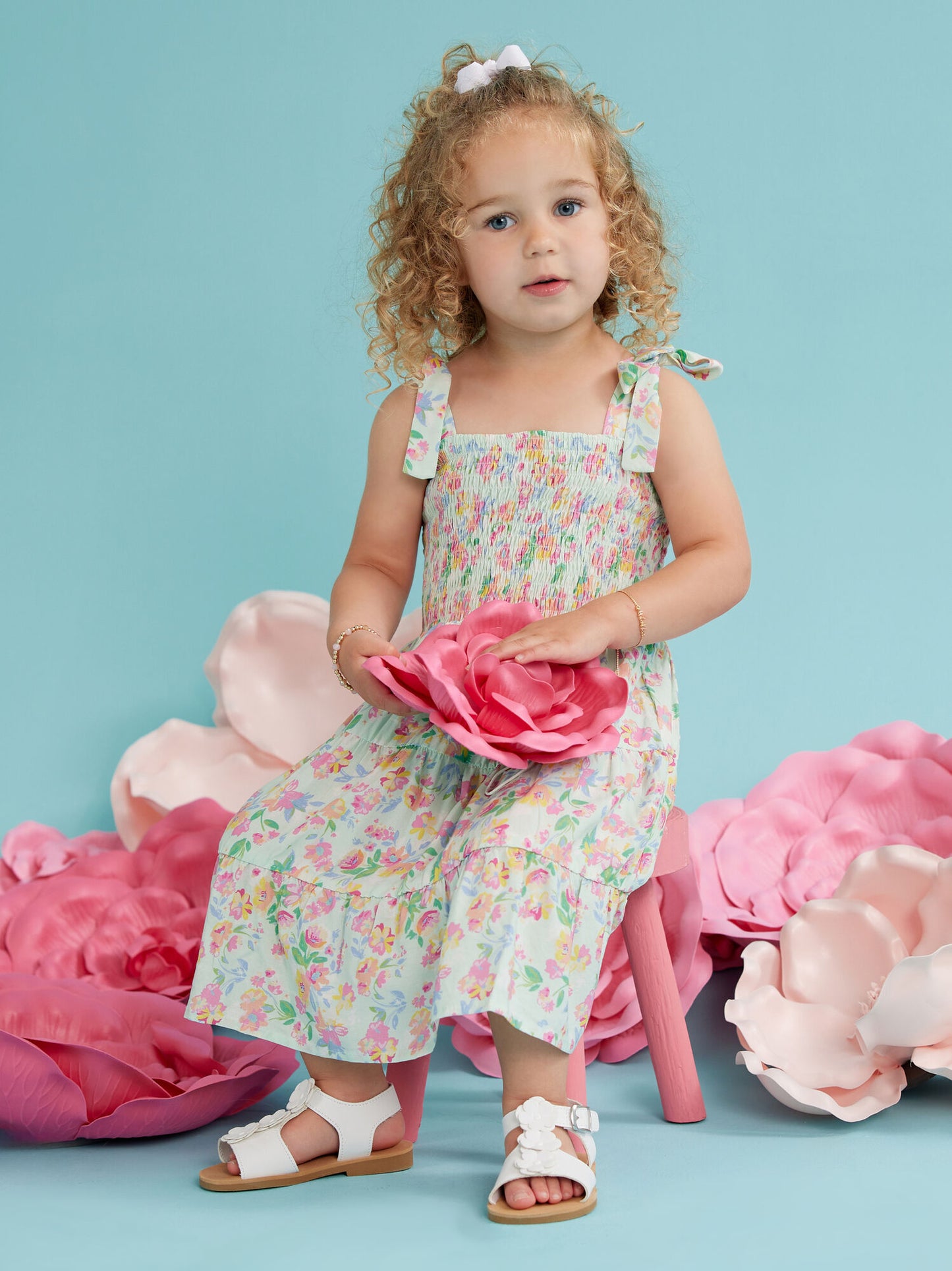  Peyton Floral Toddler Dress