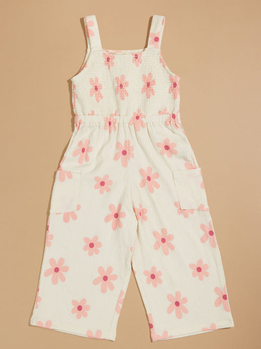  Josephine Floral Smocked Jumpsuit