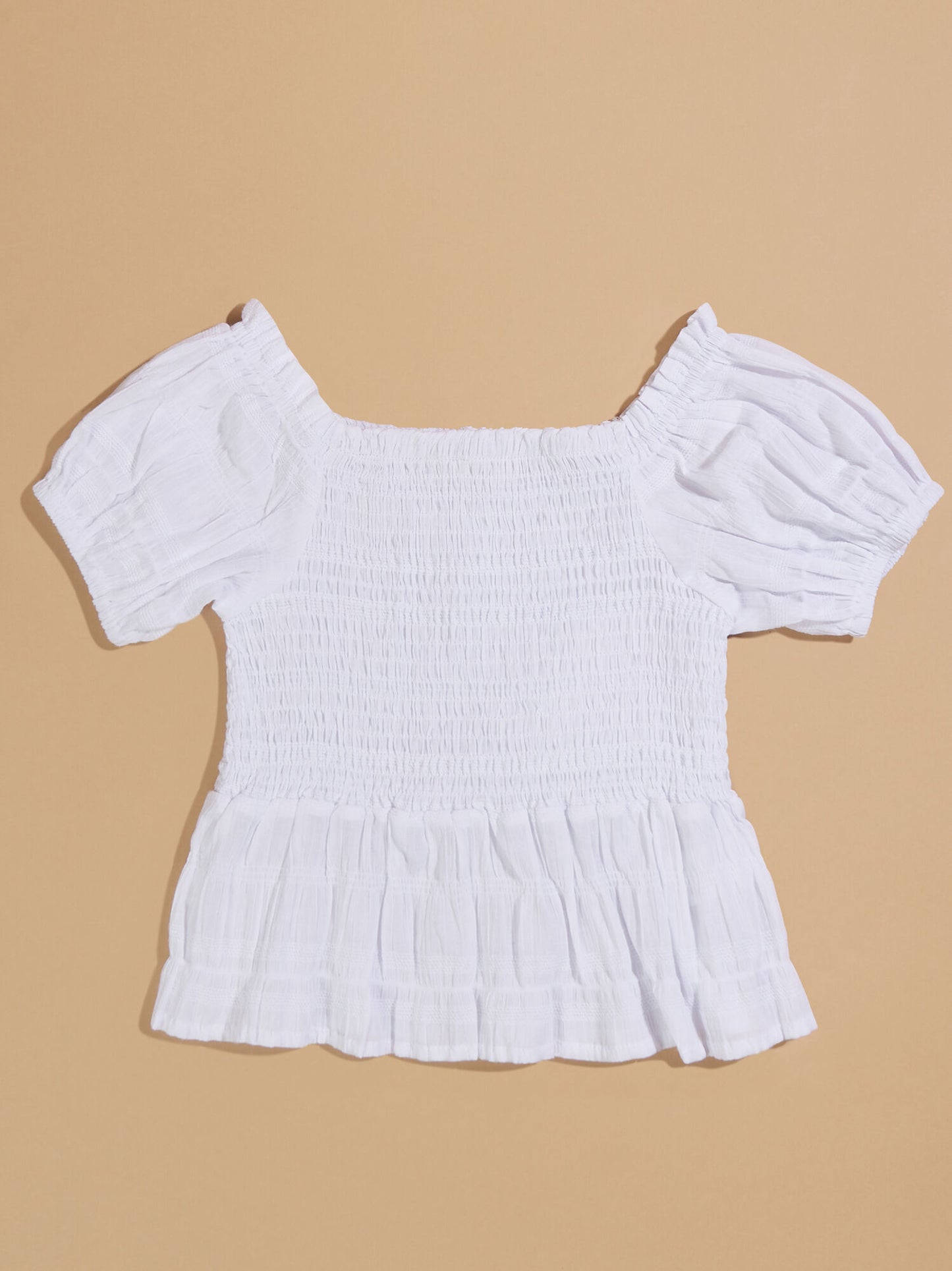  Sienna Puff Sleeve Smock Top