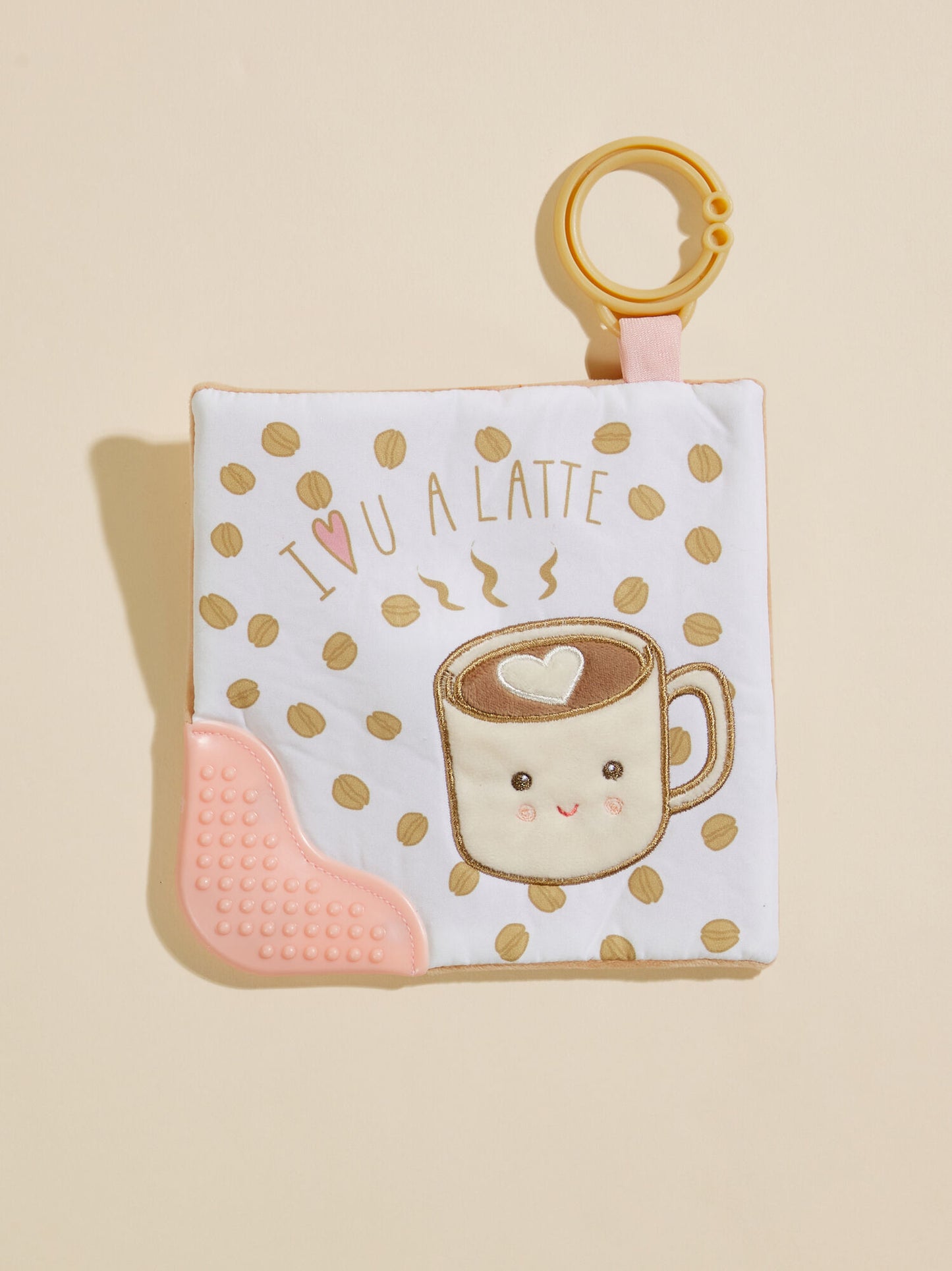  Love You A Latte Crinkle Teether