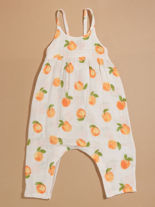  Sweet Peach Tie Back Jumpsuit