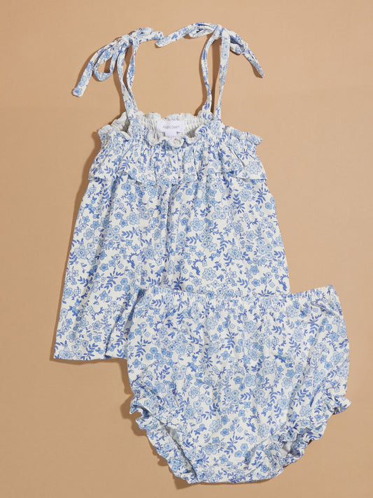  Dawn Floral Tank And Bloomer Set