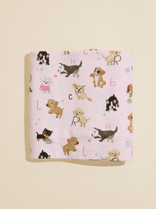  Alphabet Puppy Swaddle