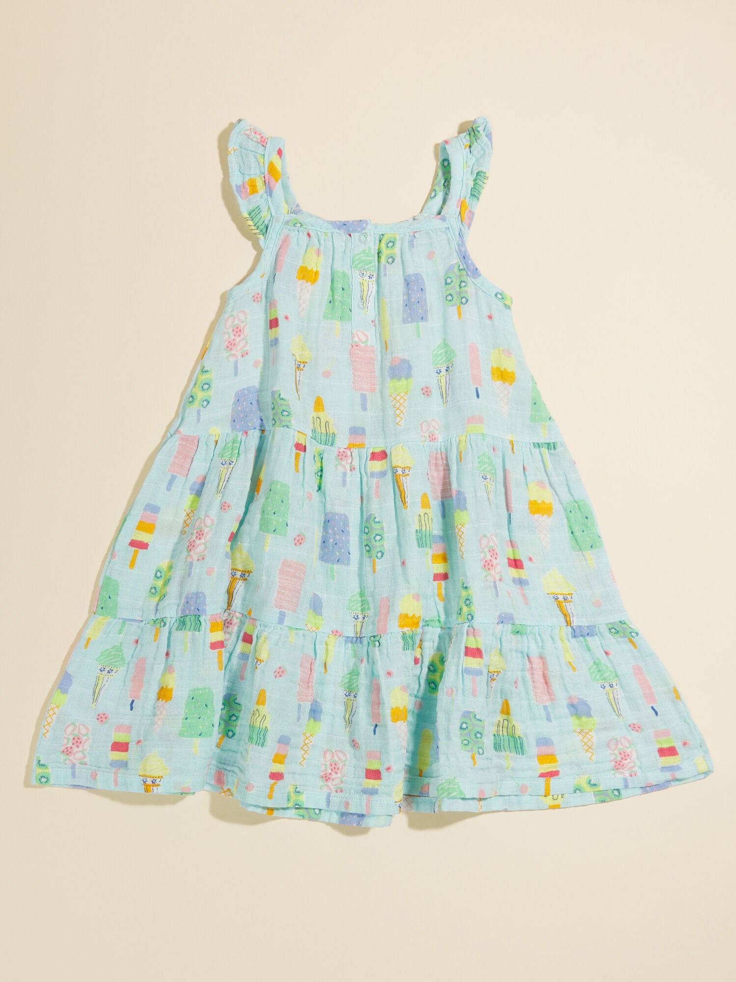  Ice Cream Truck Tiered Dress