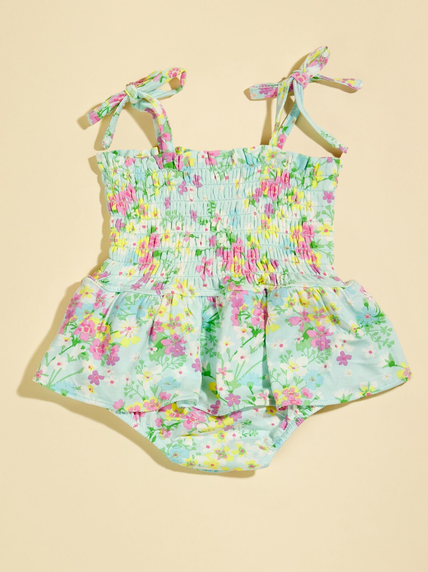  Delilah Floral Smocked Skirt Bubble