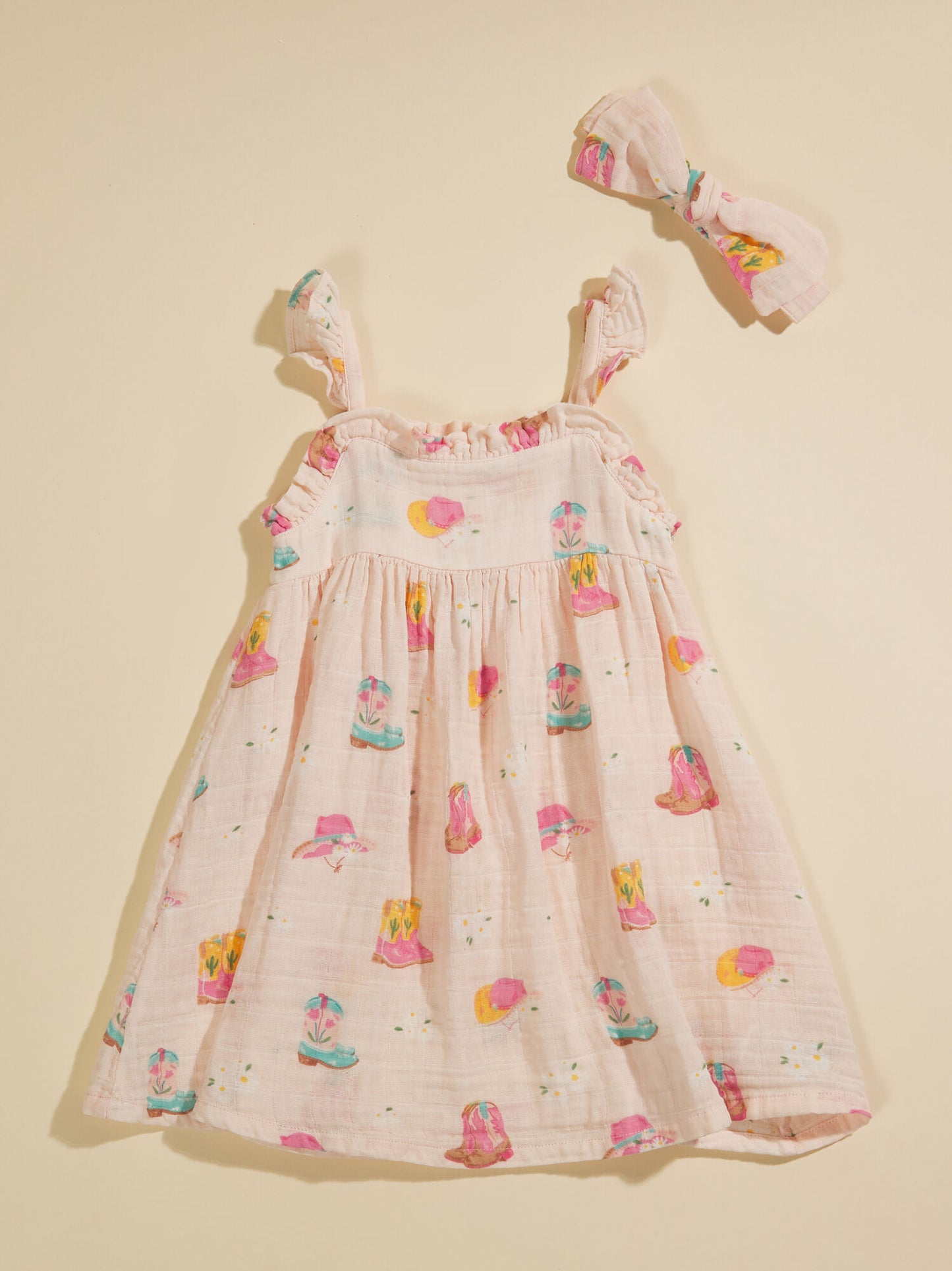 Coastal Cowgirl Ruffle Dress