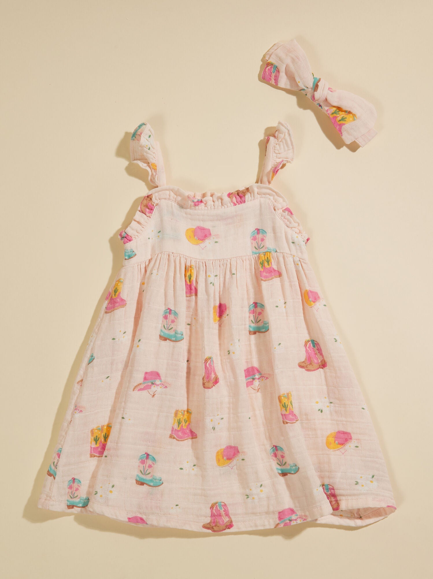  Coastal Cowgirl Ruffle Dress