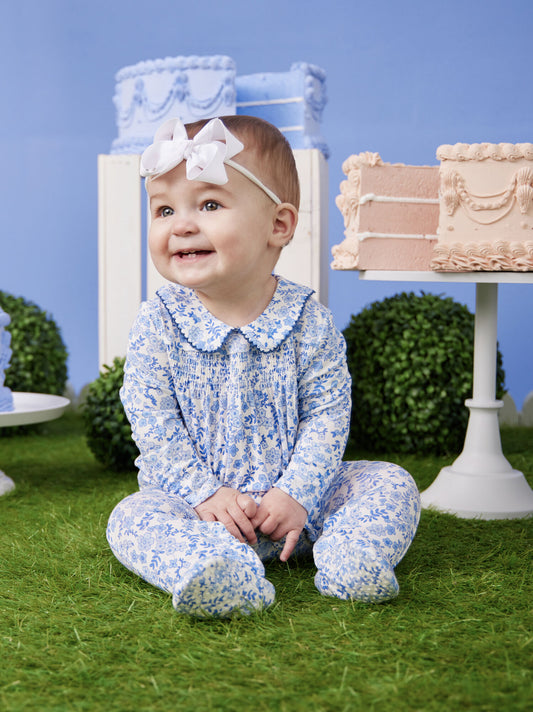  Dawn Calico Floral Footie