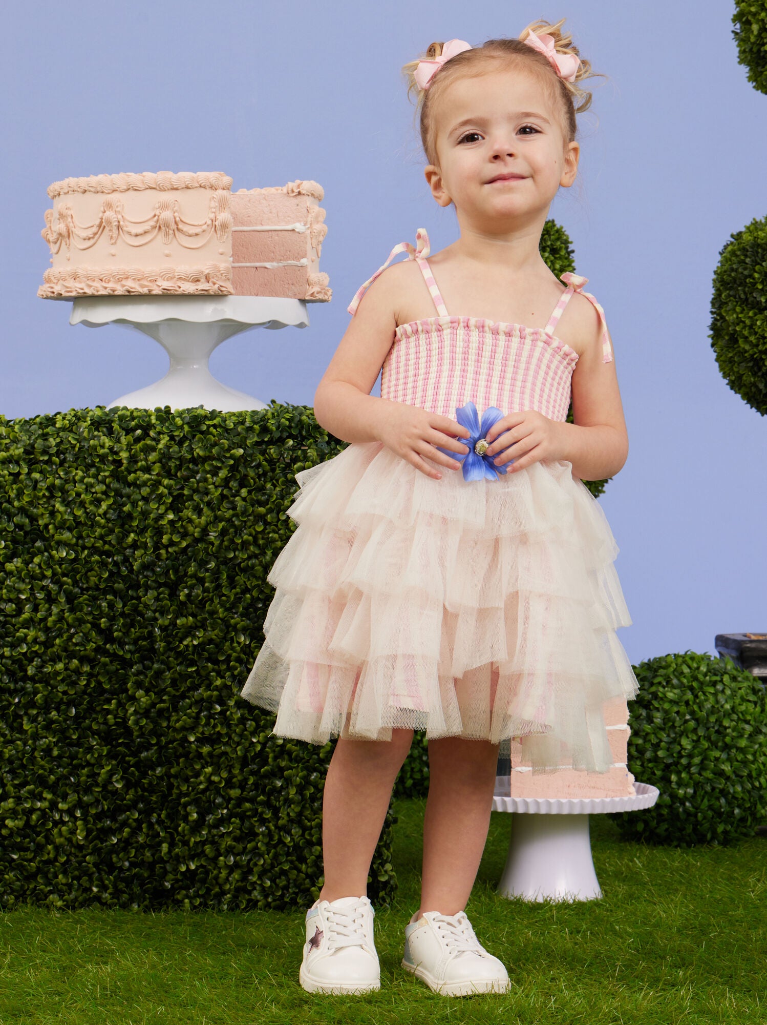  Charlotte Striped Tutu Dress