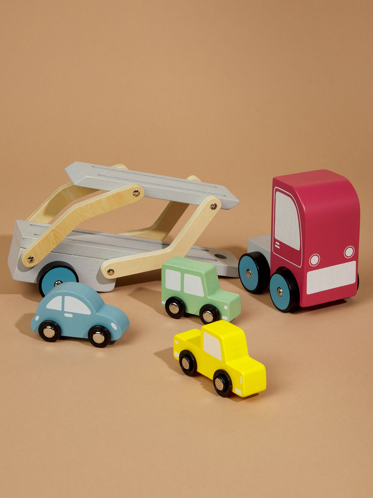  Wood Carrier Truck Set By MudPie