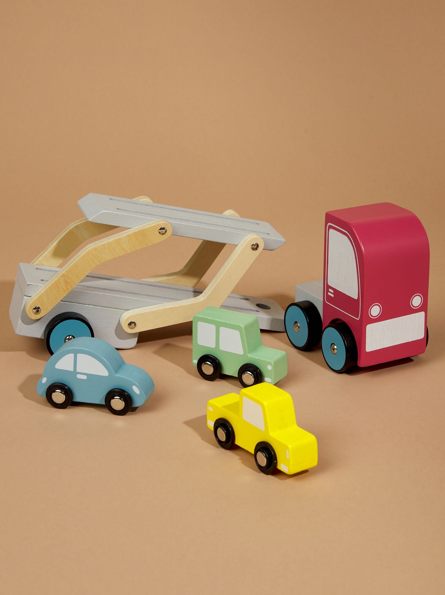  Wood Carrier Truck Set By MudPie