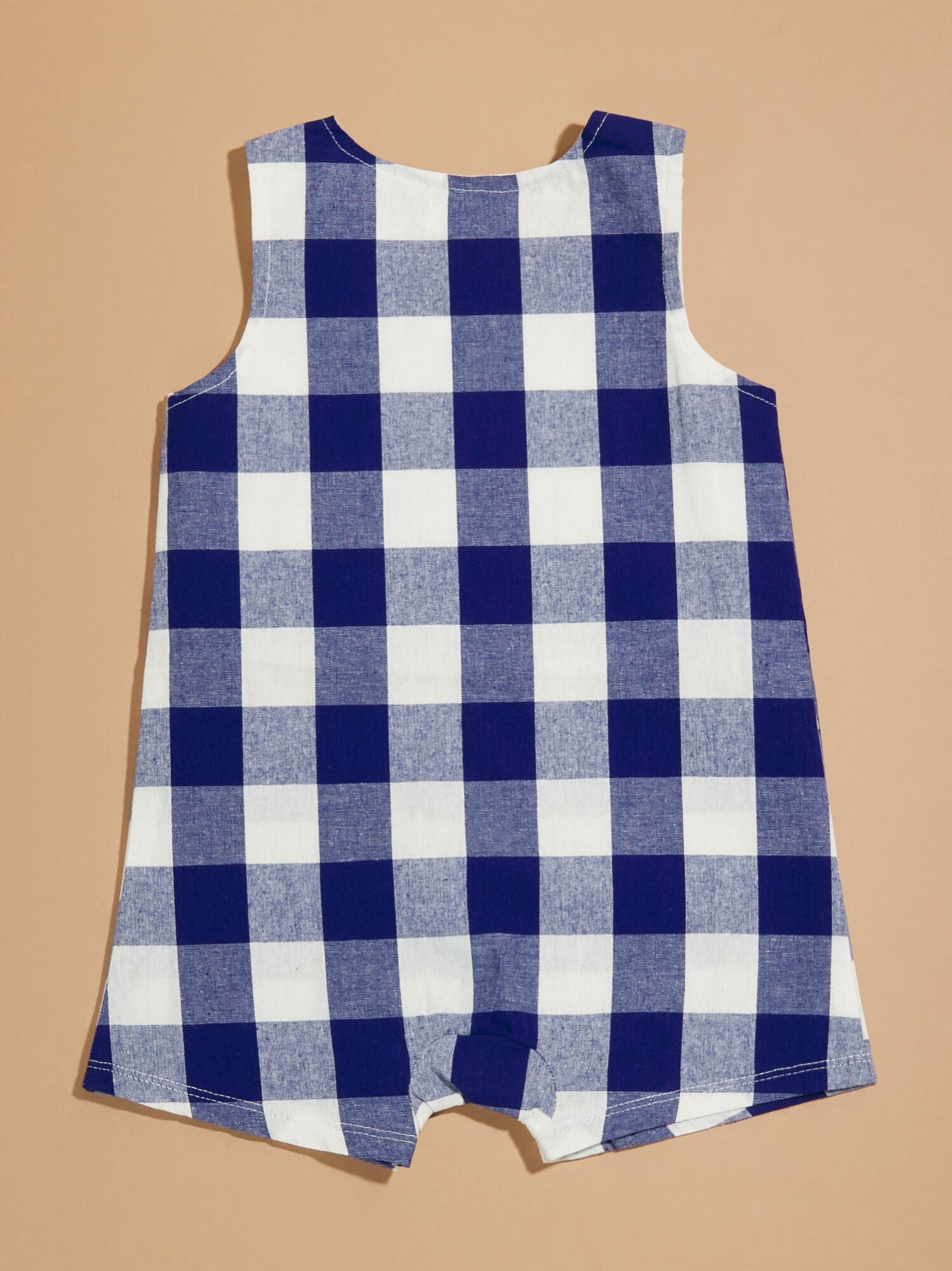  Brooks Gingham Romper By MudPie
