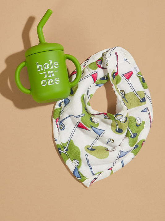  Golf Bib And Cup Set By Mudpie