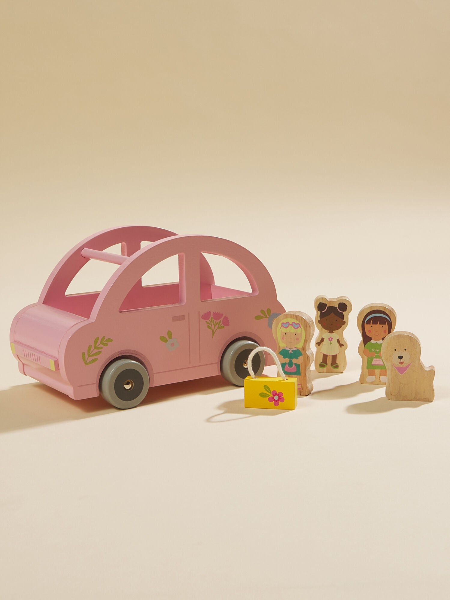  Wood Car Toy Set By Mudpie