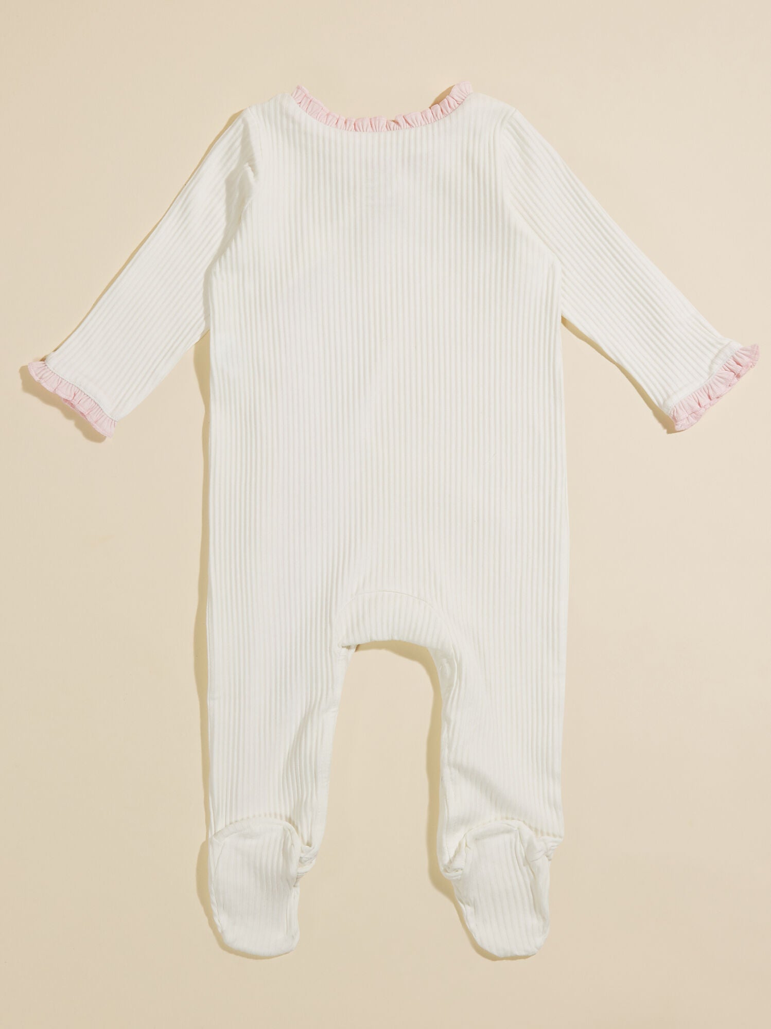  Sweet Dreams Ribbed Footie By Mudpie