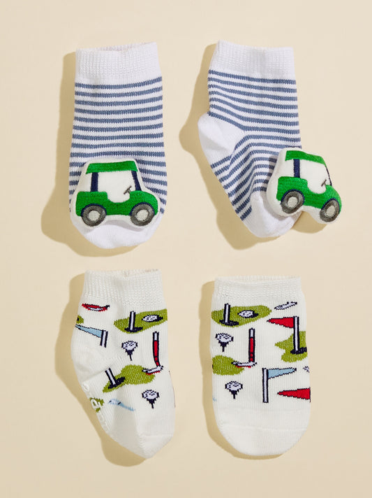  Golf Cart Sock Set By Mudpie