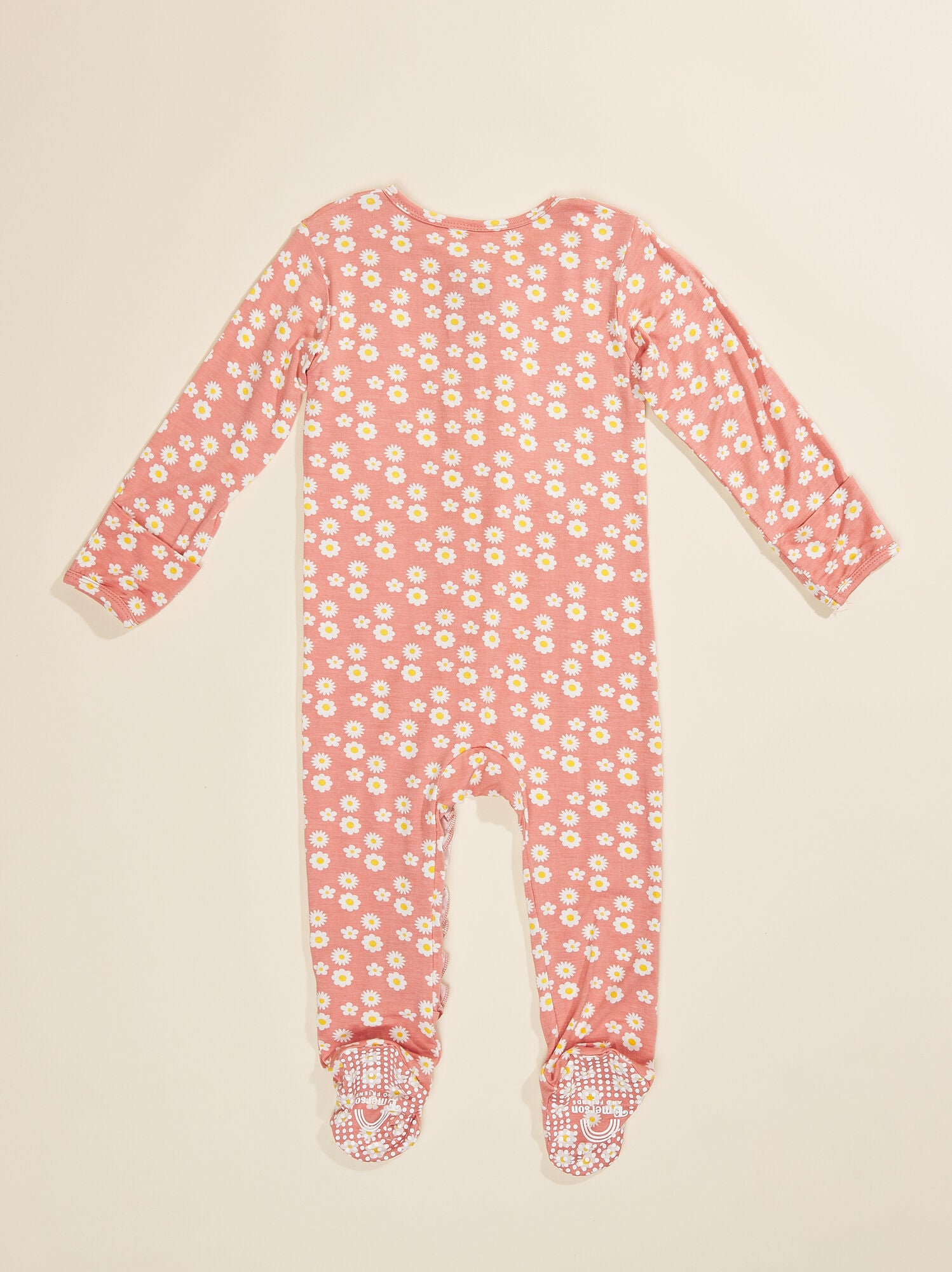  Rose Daisy Ruffle Footed Sleeper