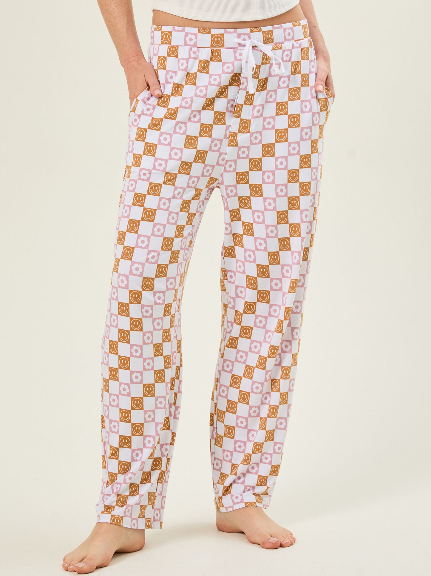  Retro Smiley Mama Pants