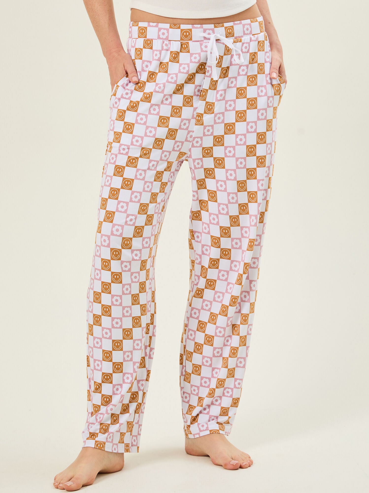  Retro Smiley Mama Pants