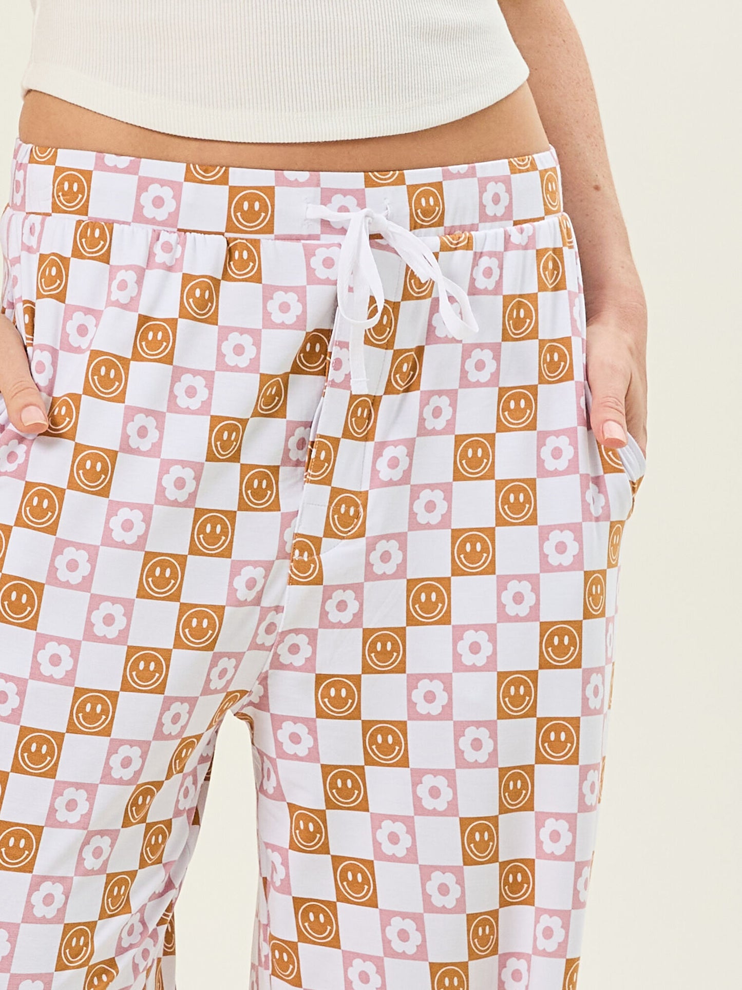  Retro Smiley Mama Pants