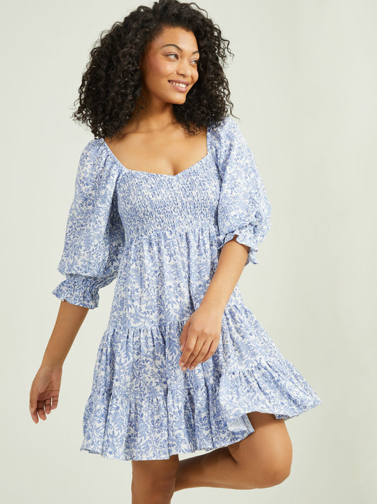  Evelyn Floral Mama Dress