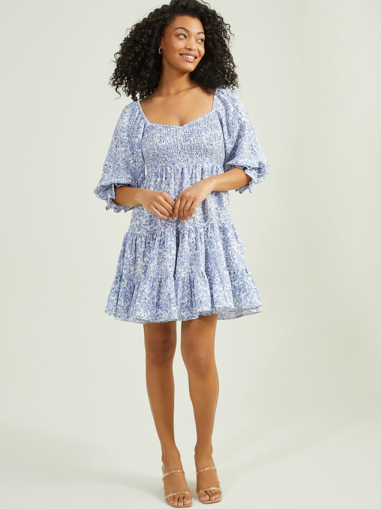  Evelyn Floral Mama Dress