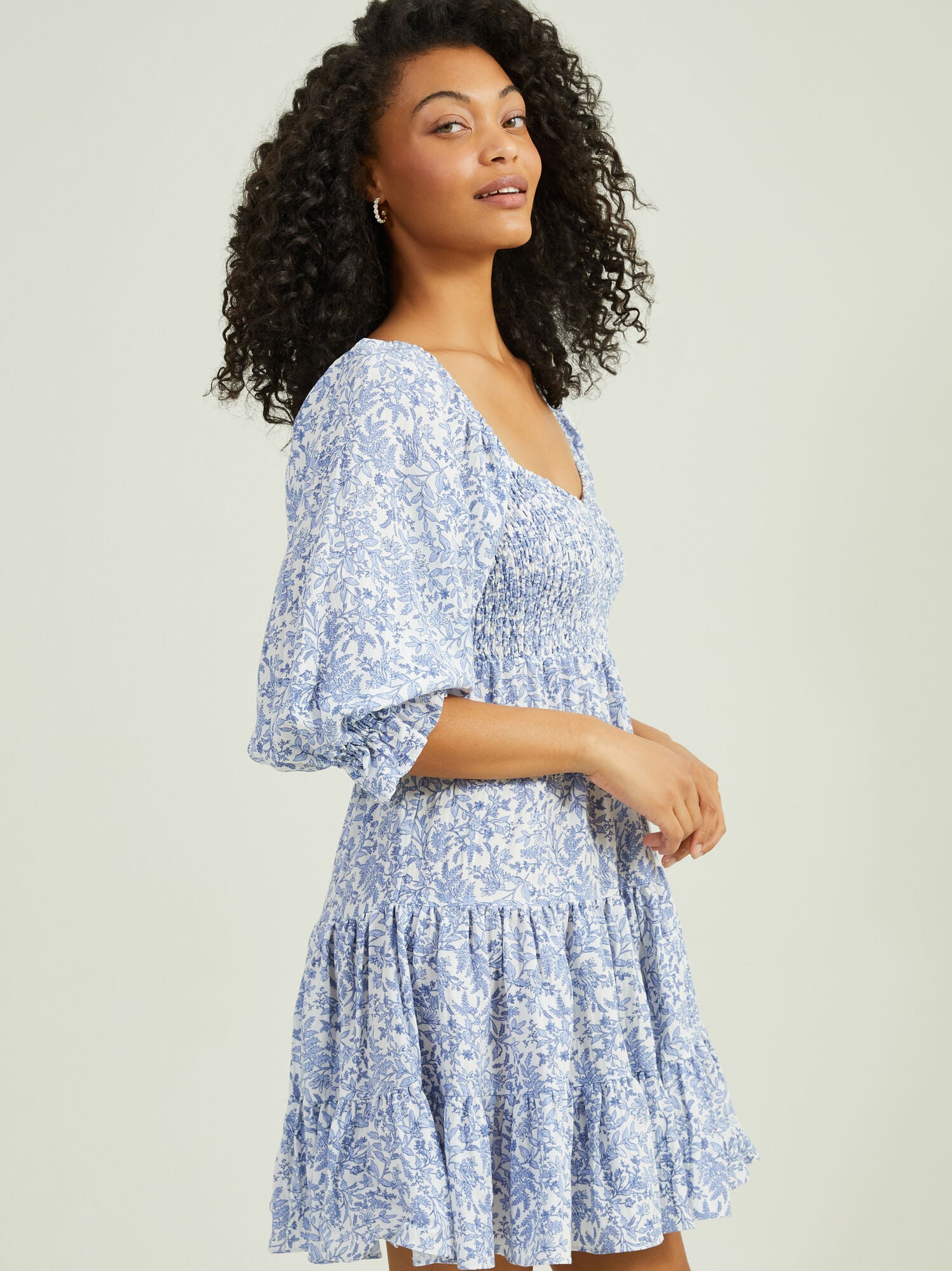  Evelyn Floral Mama Dress