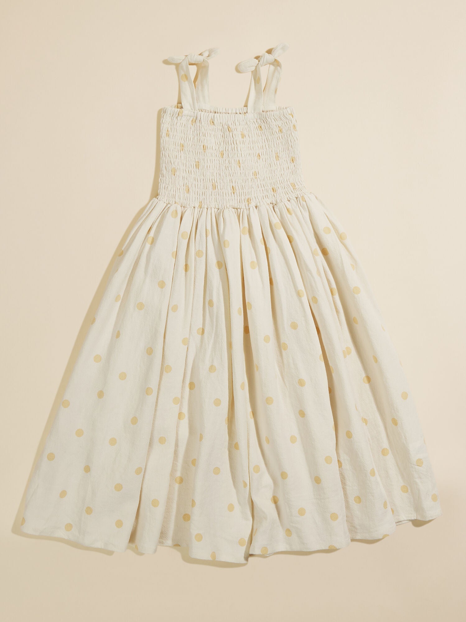  Katelyn Polka Dot Smocked Dress By Rylee + Cru
