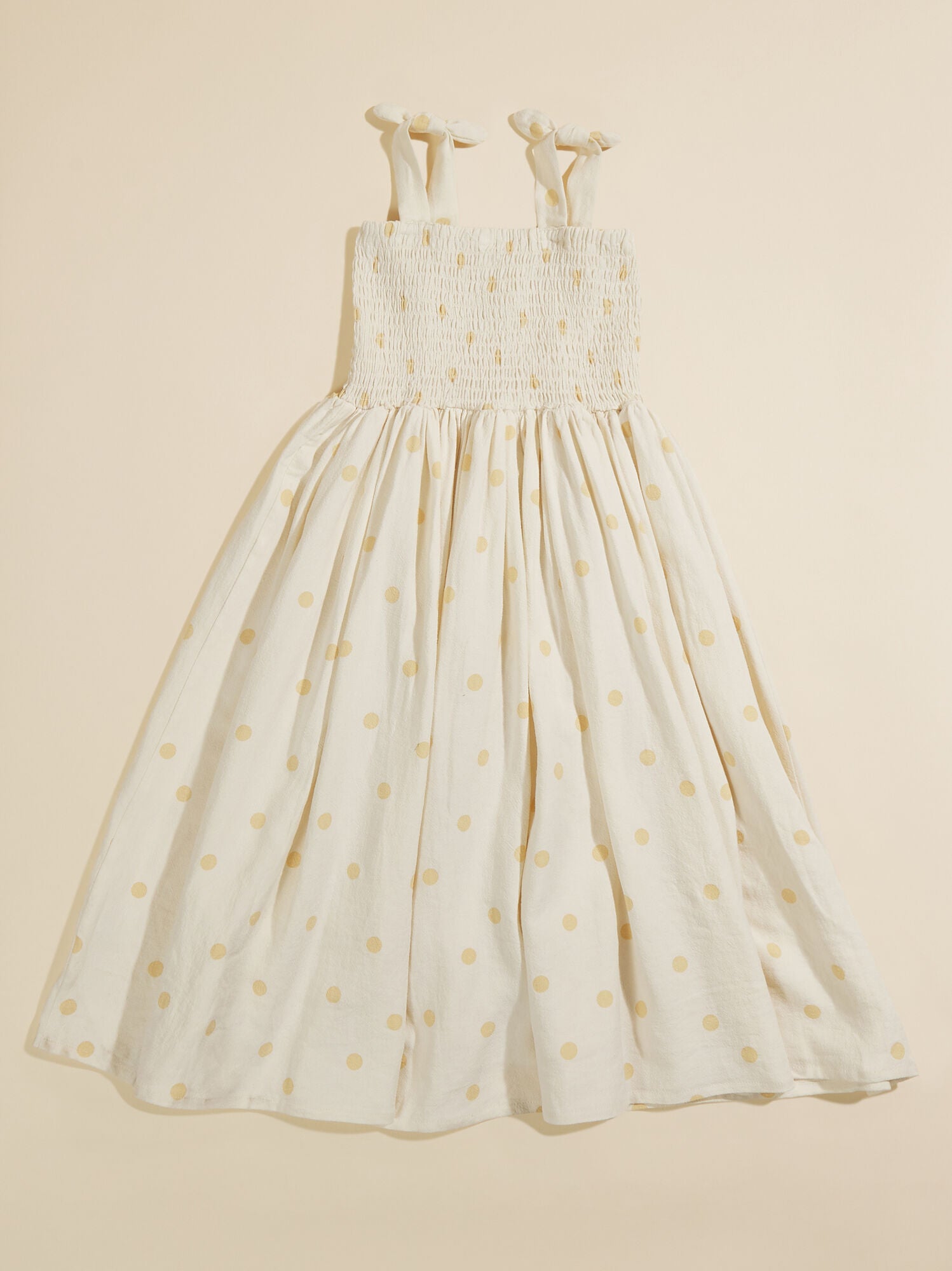  Katelyn Polka Dot Smocked Dress By Rylee + Cru