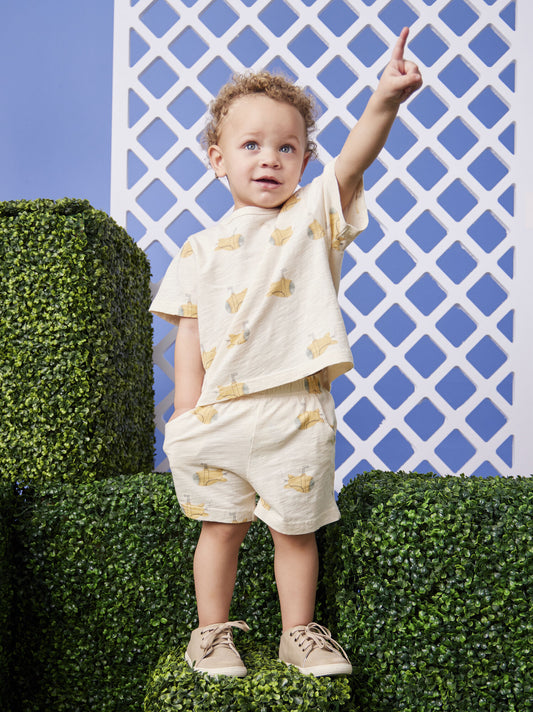  Submarine Tee And Shorts Set By Rylee + Cru