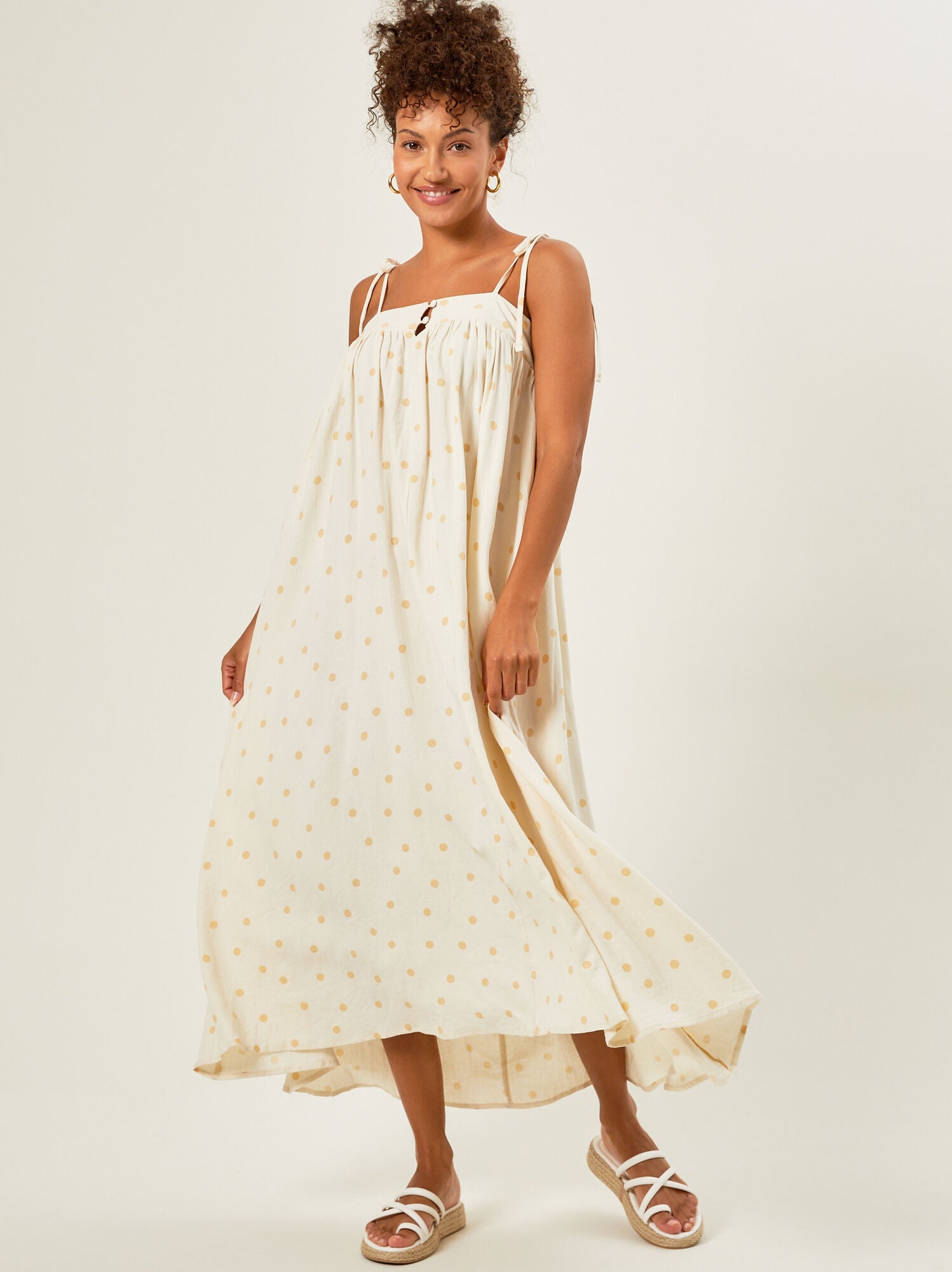 Katelyn Polka Dot Mama Dress By Rylee + Cru