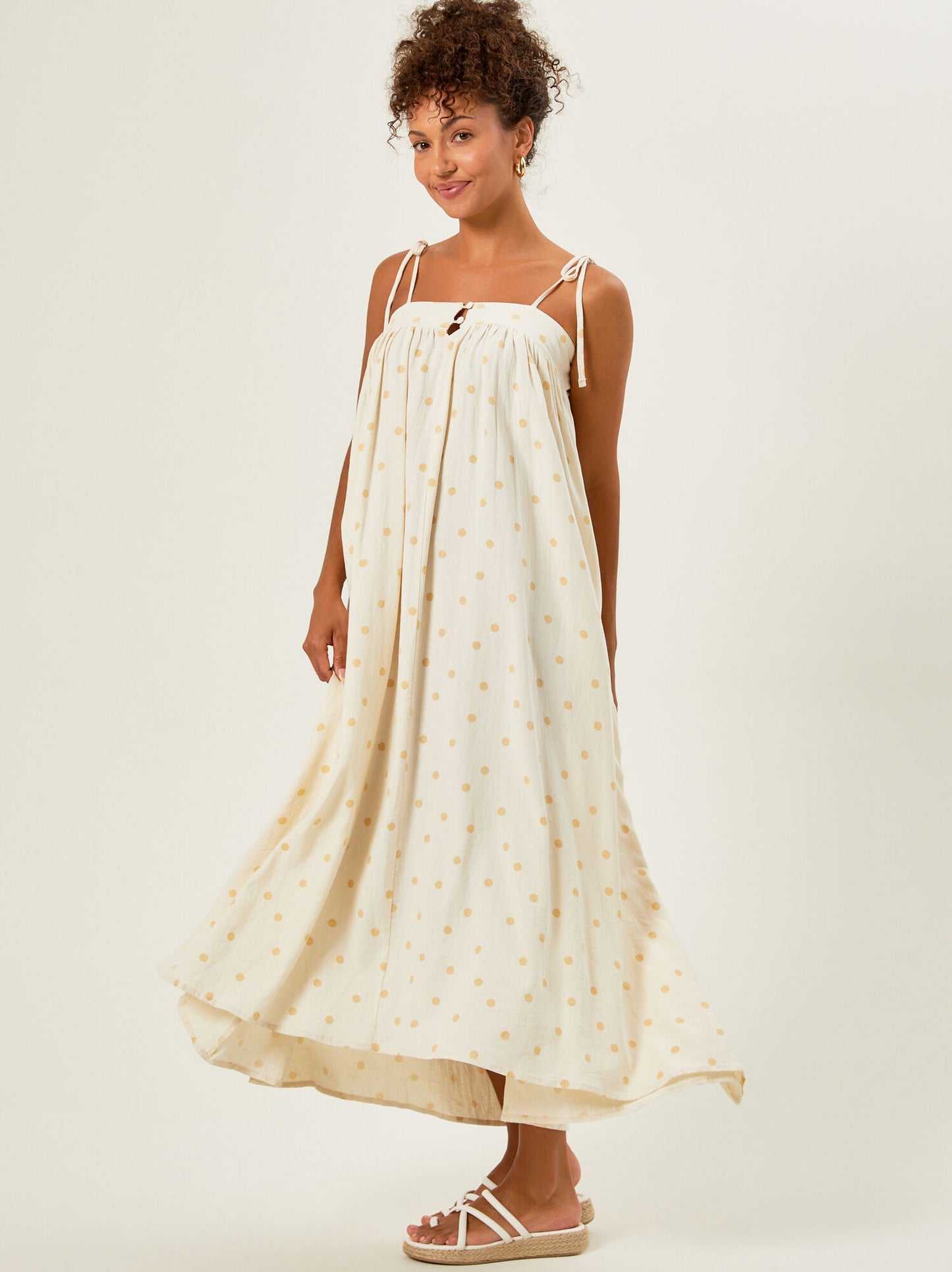  Katelyn Polka Dot Mama Dress By Rylee + Cru