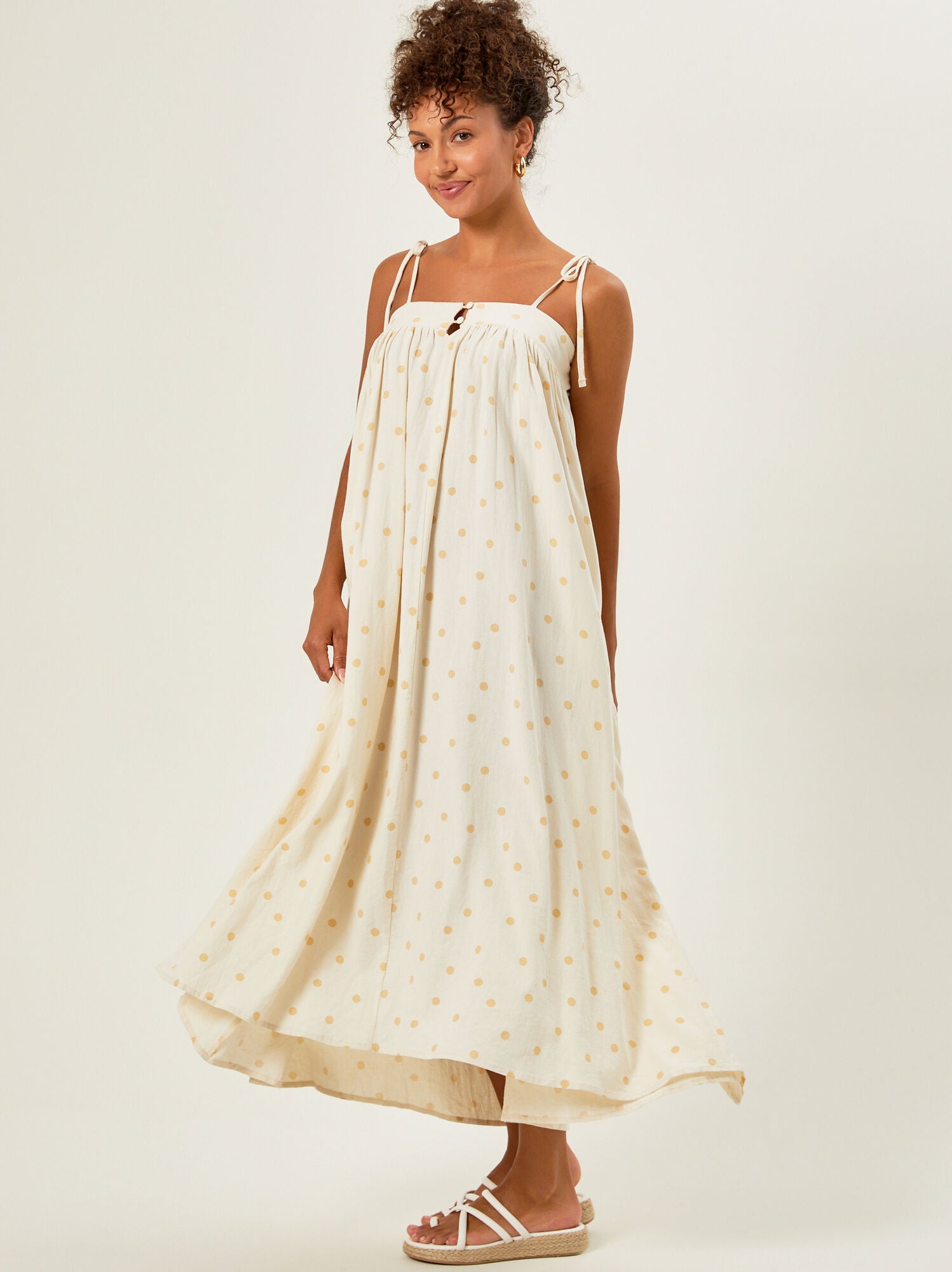  Katelyn Polka Dot Mama Dress By Rylee + Cru