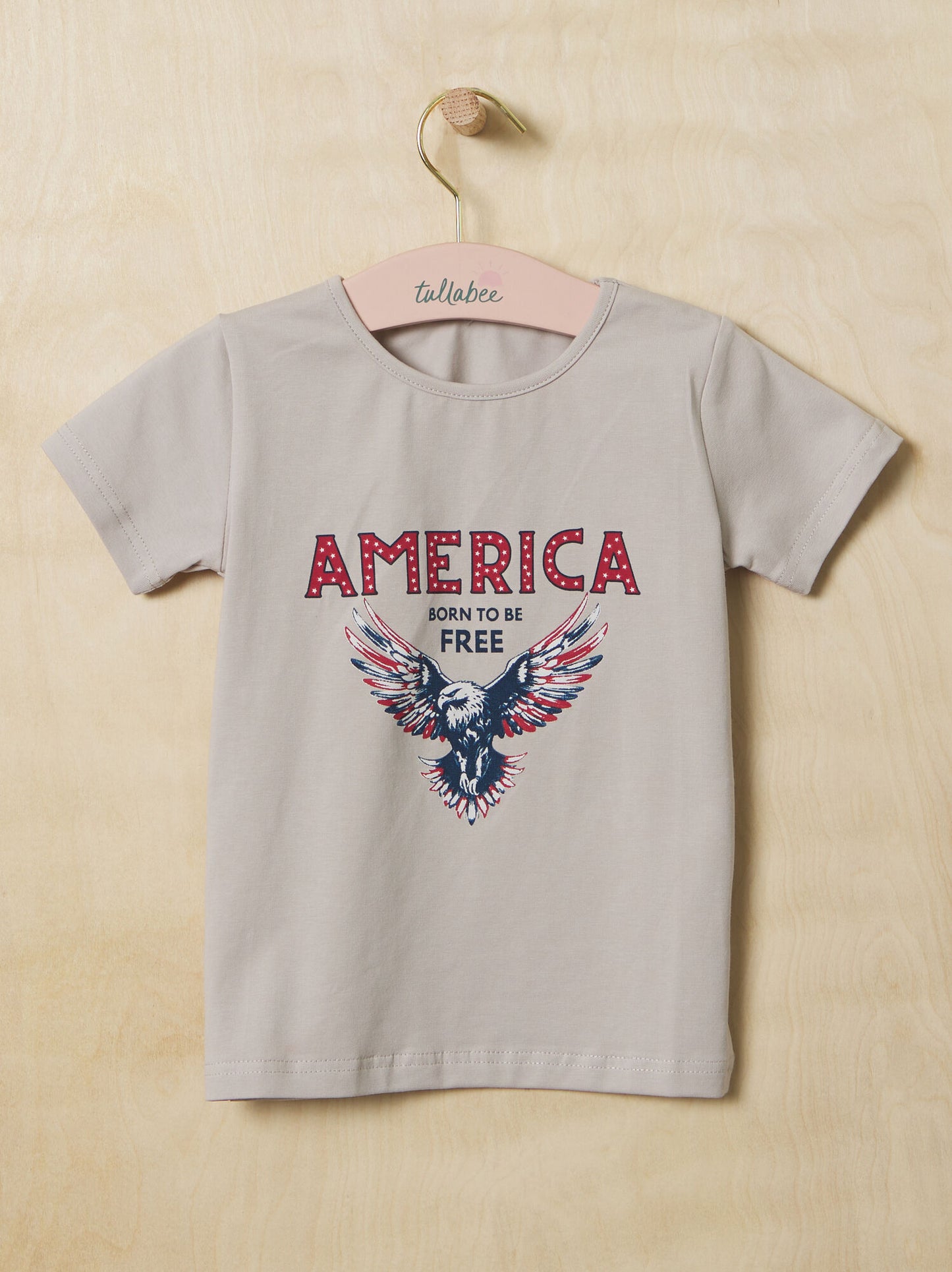  America Born To Be Free Graphic Tee
