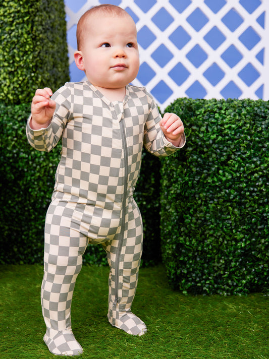  Bryson Checkered Footie